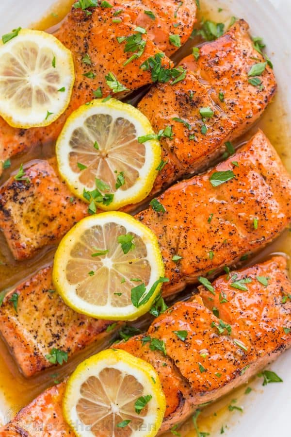 Saffron and Lemon Baked Salmon